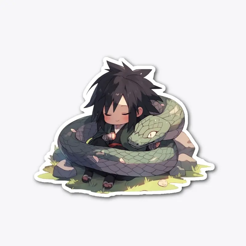 Shinobi & Snake Sticker