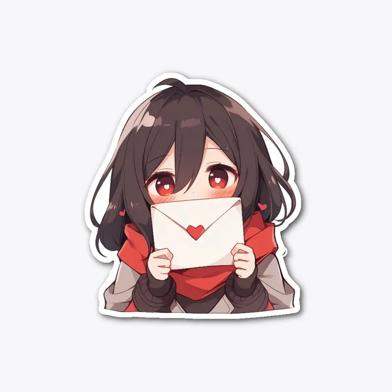 Mikasa Love Letter Sticker 2